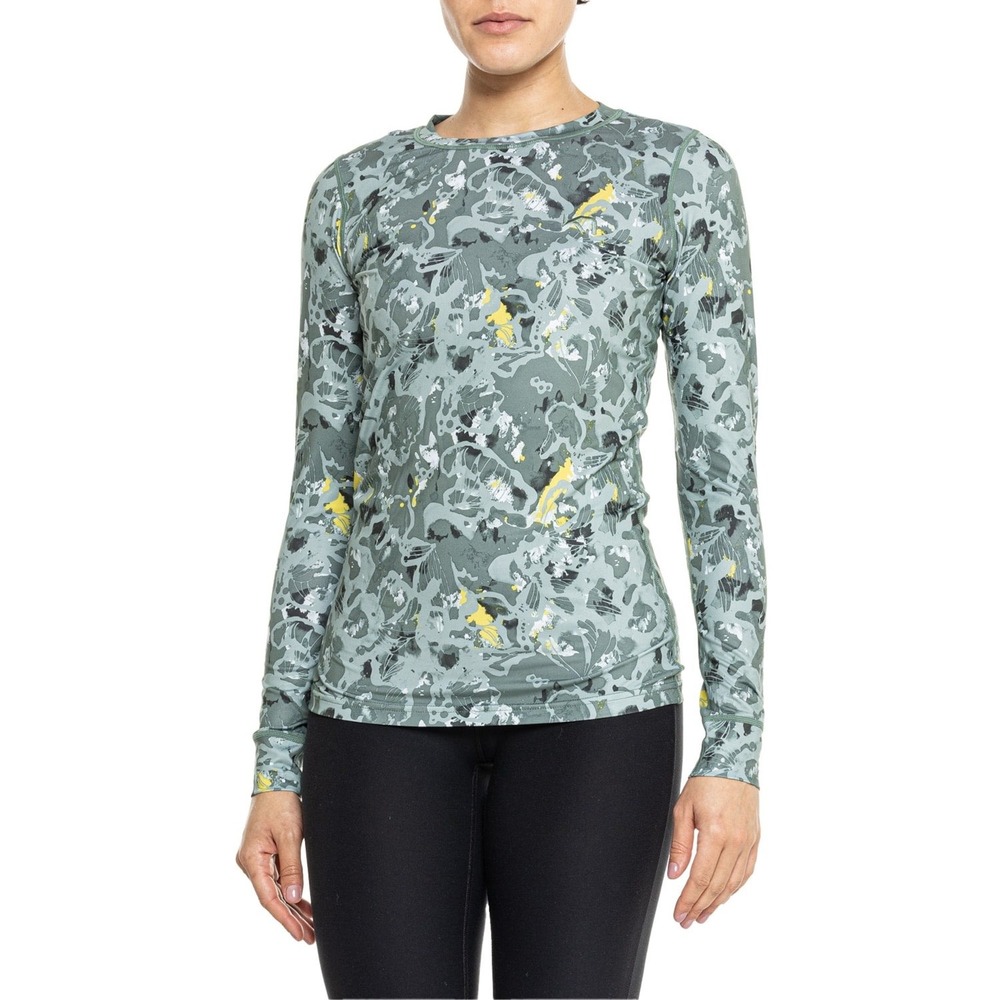 Kari Traa Fryd Baselayer Long Sleeve Thermal Top Size Small Green Women